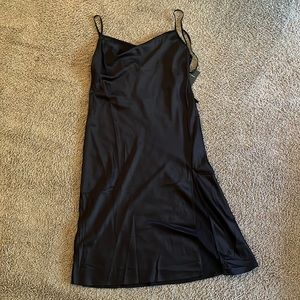 XL West of Melrose (Tillys) Black Slip Dress
